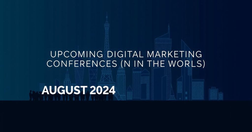 Top 10 Digital Marketing Conferences in the U.S. for August 2024